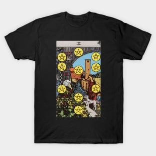 Tarot Card = Ten of Pentacles T-Shirt